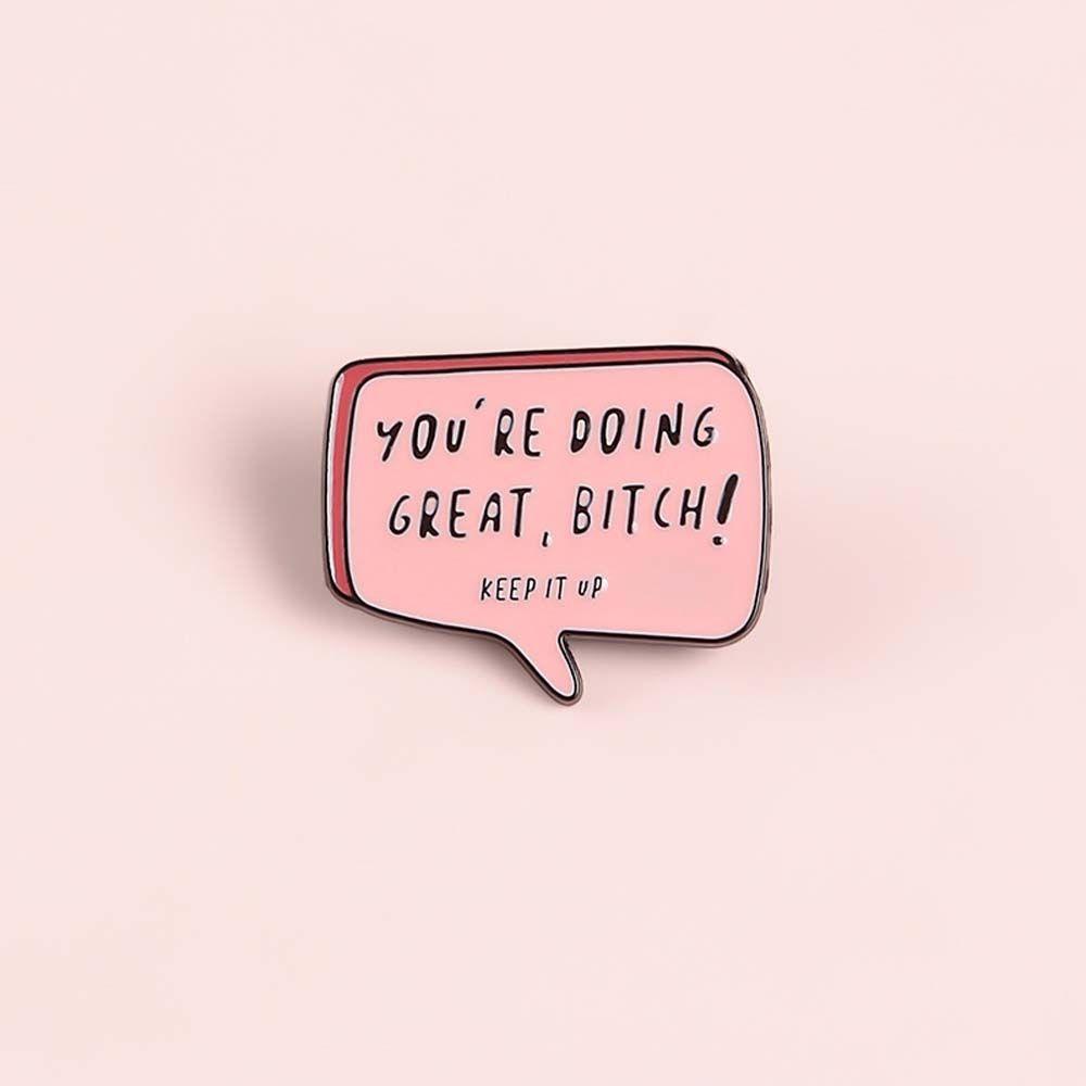 Ghim CàI ÁO HìNh Chữ You AreDoing Great Dễ Thương Cho Nam Nữ