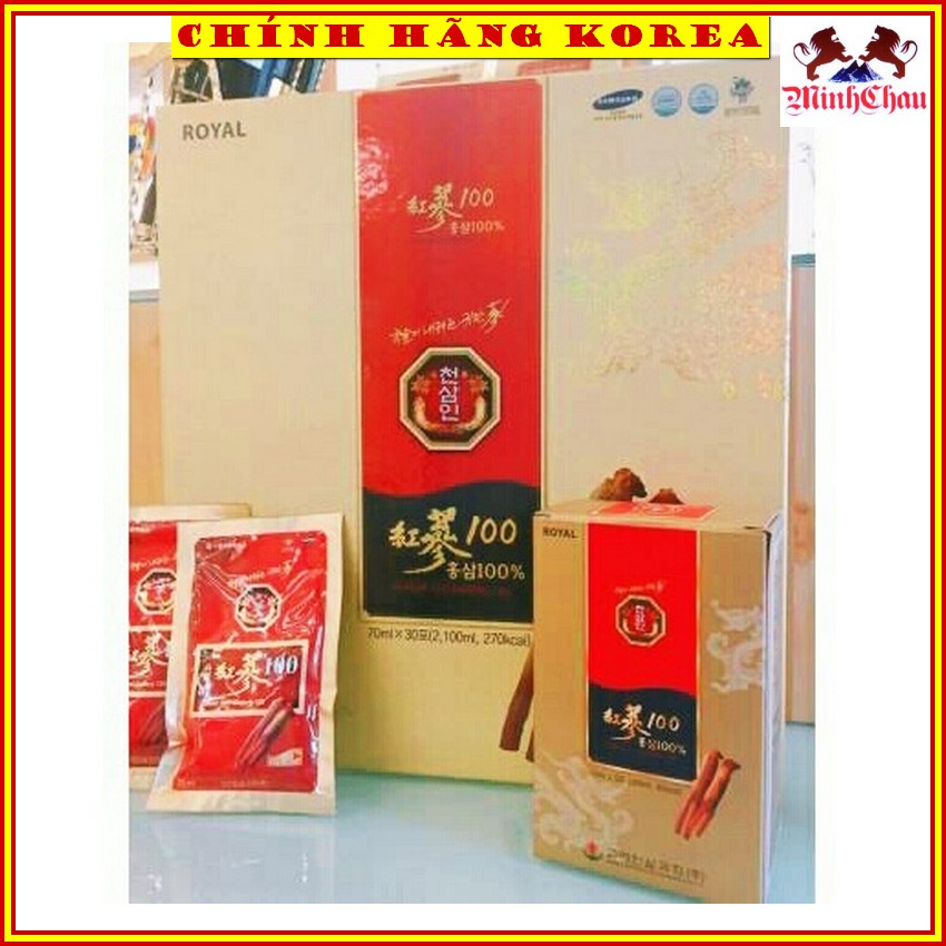 Nước Hồng Sâm Nguyên Chất Bio 30 gói Hàn Quốc, minhchau