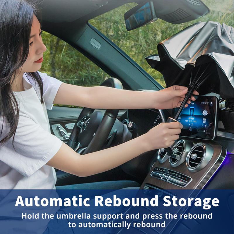 Dù che nắng HdoorLink chống tia UV bảo vệ nội thất xe hơi có thể gấp lại tiện dụng