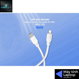 [REMAX] Cáp sạc Type C to Lightning Remax WDC115 cho iPhone [CHÍNH HÃNG]
