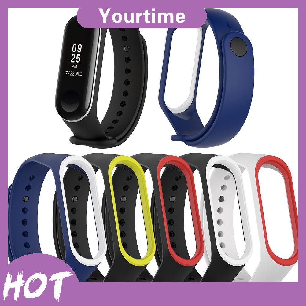 Dây đeo đồng hồ silicon thay thế cho Xiaomi Miband 3 4