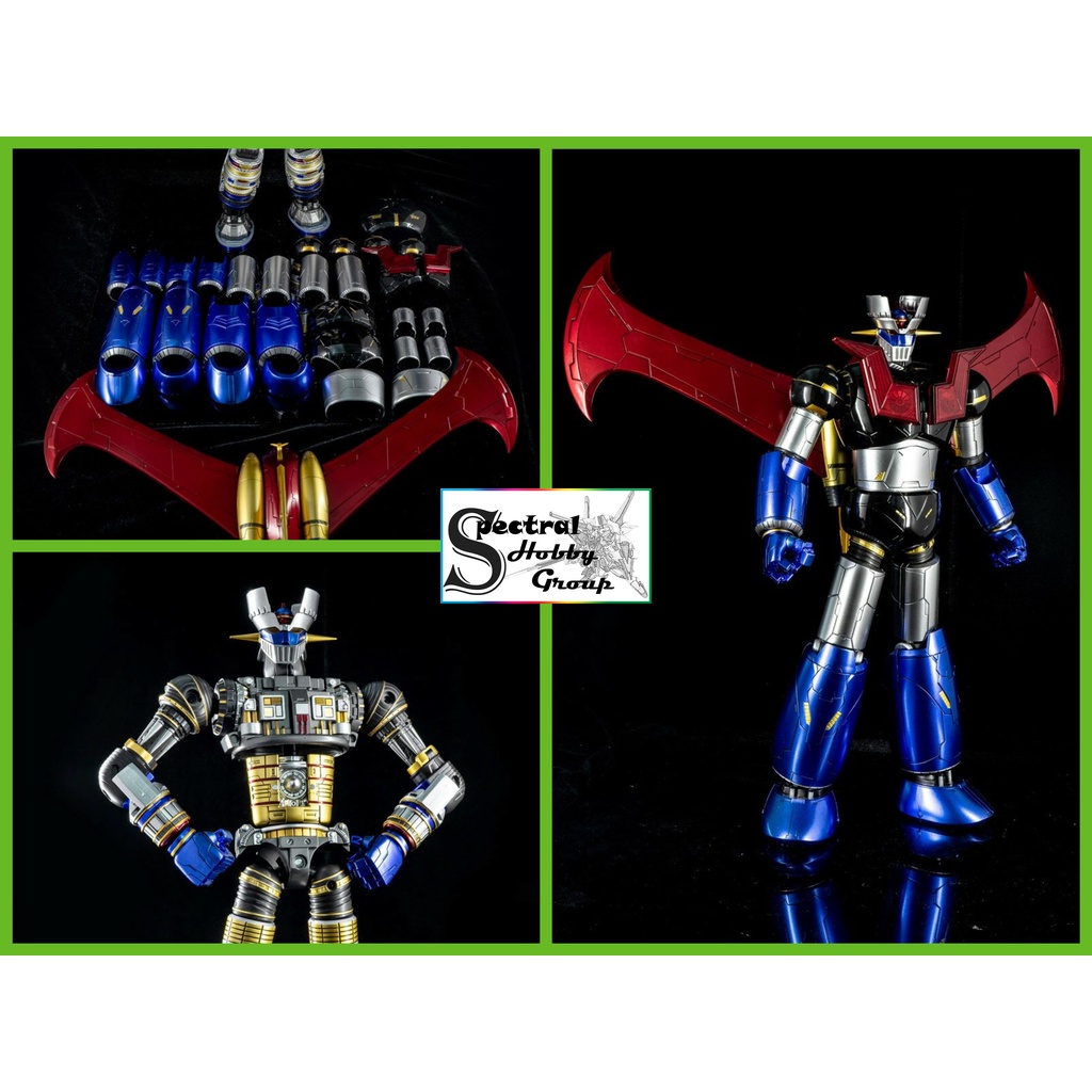 Mô mình robot CR02 MAZINGER Z Chứa Đèn Led Kim Loại Hợp Kim 37Cm metal alloy action