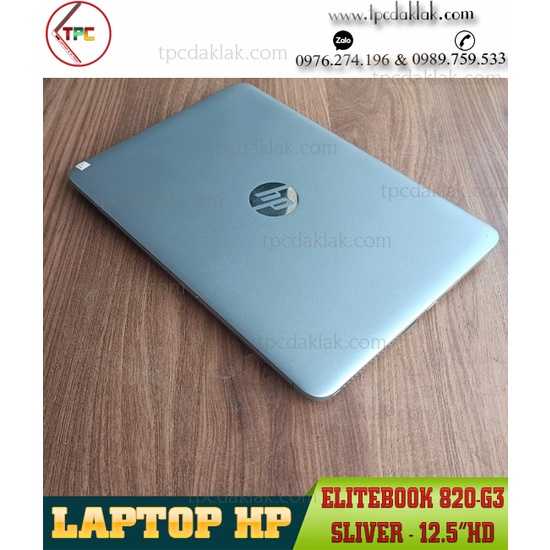 Laptop HP Elitebook 820-G3/ Core I5 6300U/ Ram 4GB/ SSD 128GB/ Intel HD Graphics 520/ LCD 12.5" HD