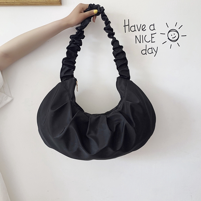 Túi xách thiết kế xếp ly chất liệu mềm mại phong cách Hàn Quốc thời trang xinh xắn cho nữ | BigBuy360 - bigbuy360.vn