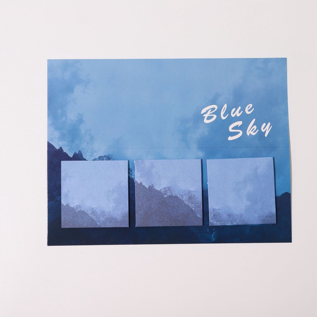 Bộ 60 Tờ Giấy Ghi Chú Hình Phong Cảnh Xinh Xắn