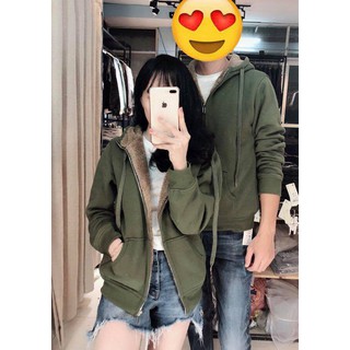 Áo khoác lông cừu có mũ