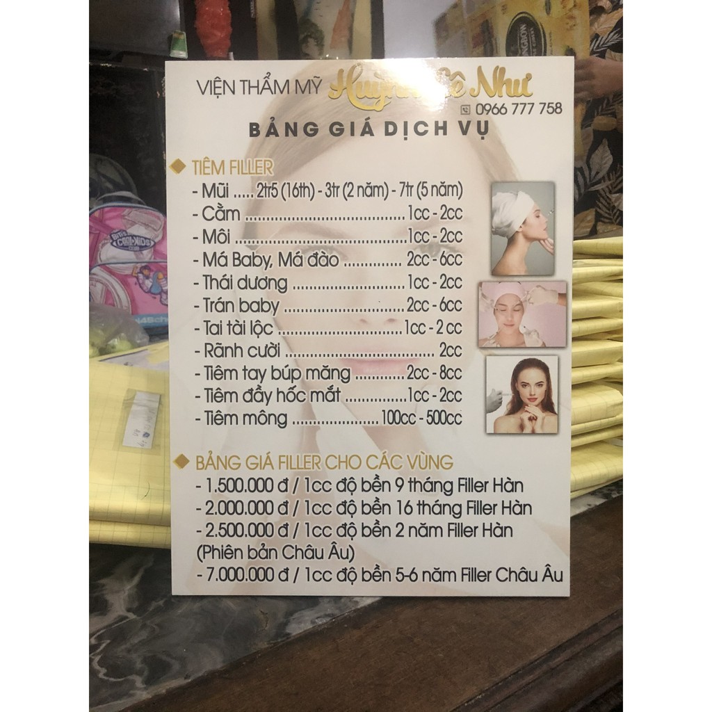 BẢNG GIÁ ĐỂ BÀN(Miễn phí thiết kế nội dung) FOMEX 15x21 | BigBuy360 - bigbuy360.vn