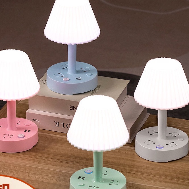 Bảng Ổ Cắm Đa Chức Năng XốpusbTấm Chèn Đèn Bàn Gia Dụng Đầu Giường Phòng NgủledBảng Cắm Đèn Ngủ