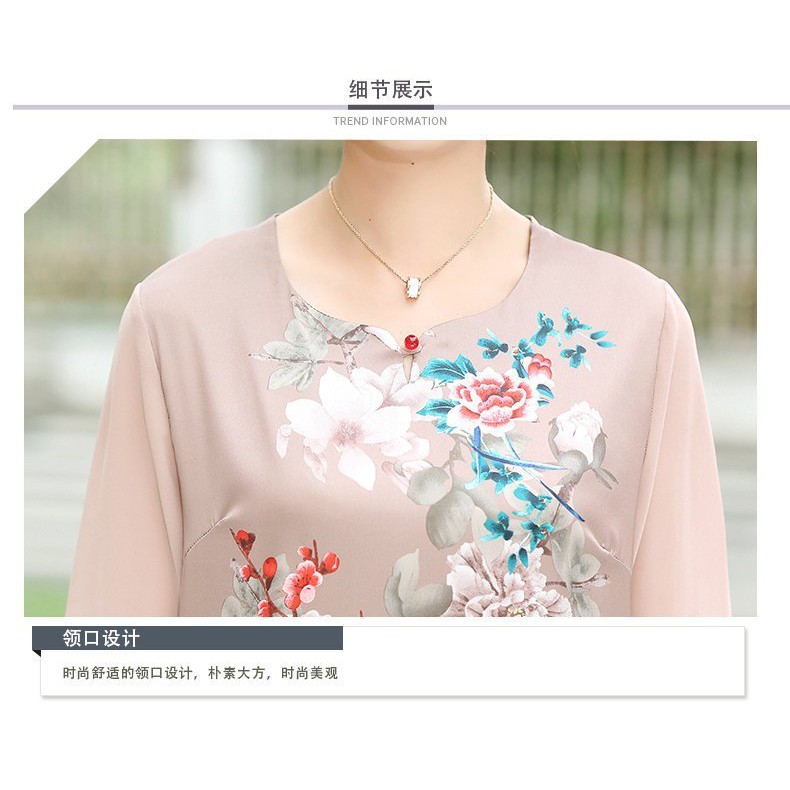 ÁO SƠ MI VOAN TRUNG NIÊN THÊU HOA CAO CẤP