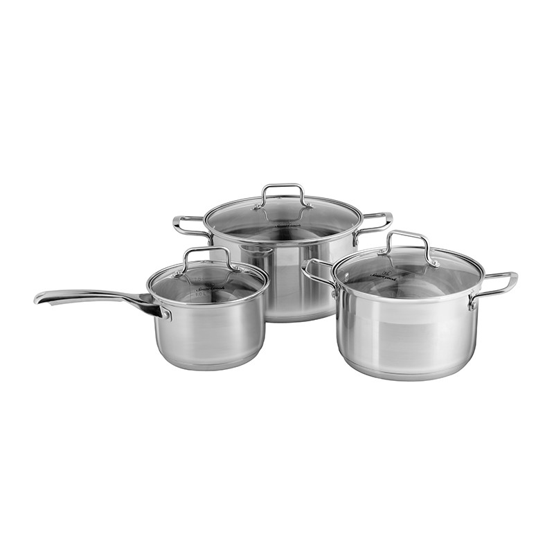 [Mã LIFEMALL9915 giảm 12% đơn 99K] Bộ nồi inox Smartcook 2101OL size 16-20-24cm