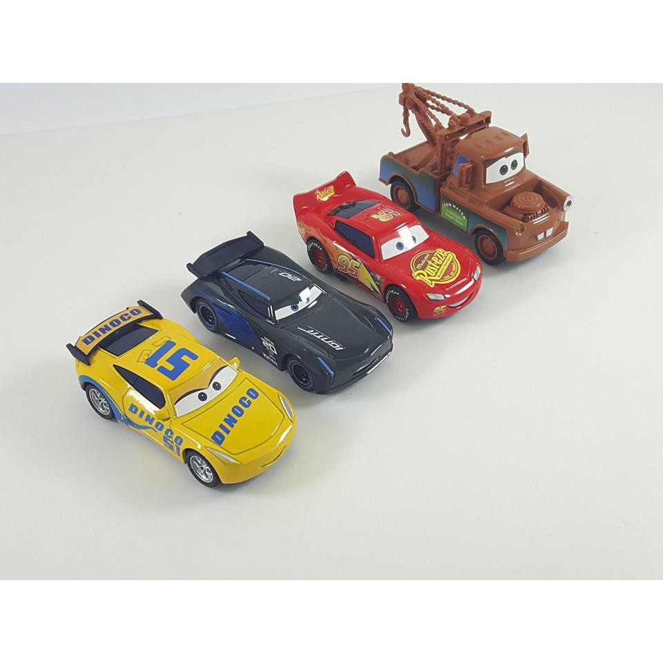 Bộ 4 xe đồ chơi kim loại Disney car - Lightning McQueen