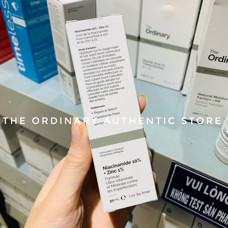 Serum The Ordinary Niacinamide 10% + Zinc 1% - Tinh chất giảm mụn, giảm thâm, sáng da ( 30mL - serum_ordinary) | BigBuy360 - bigbuy360.vn