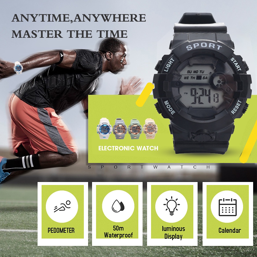 Thiếu Niên Fashional Đồng Hồ Điện Tử Nt-881 Mẫu Balo Học Sinh Thể Thao Dạ Quang Điện Tử Chống Nước Dây Nhựa