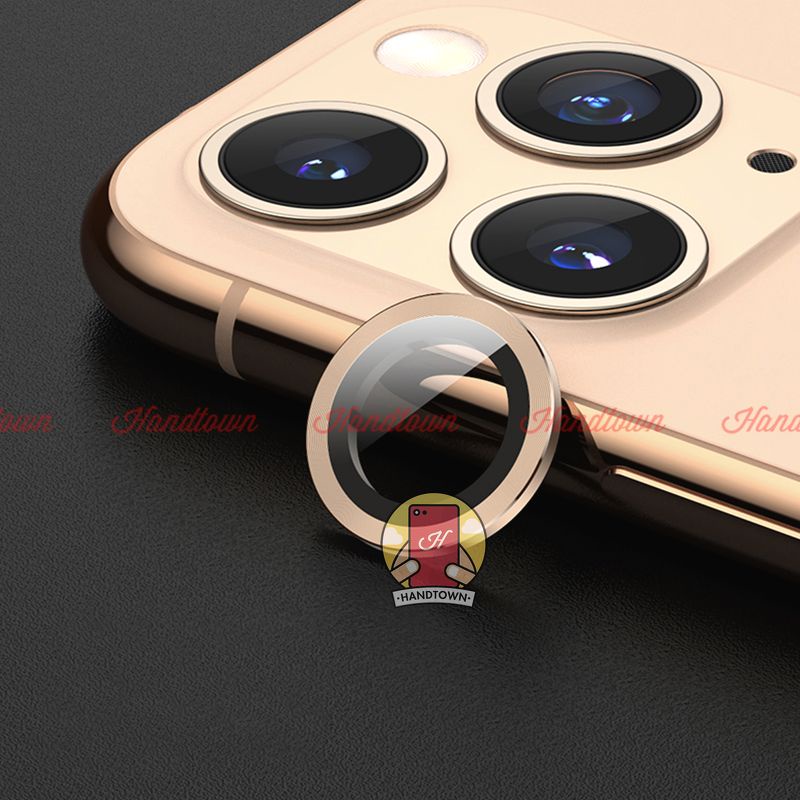 Dán Kính Cường lực bảo vệ viền camera 3 mắt rời cho iP 11 12 13 / mini / Pro / PROMAX / XR cứng chống trầy xước