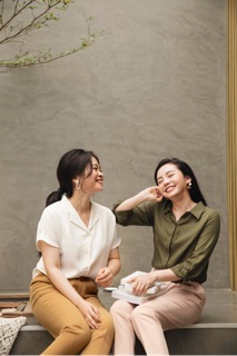 Áo sơ mi nữ dài tay m1604
