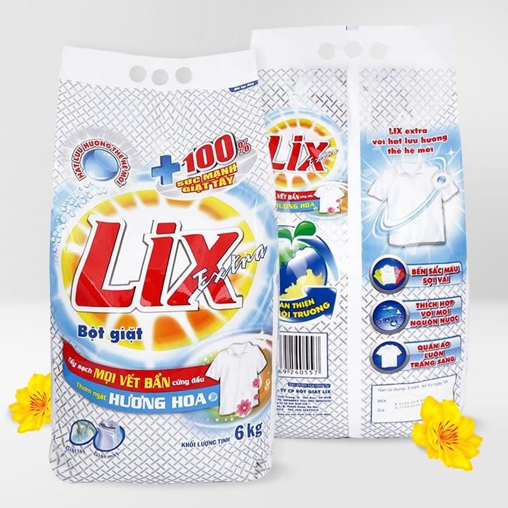 [GRAB] COMBO sỉ 6 gói bột giặt 5,5kg CHỌN