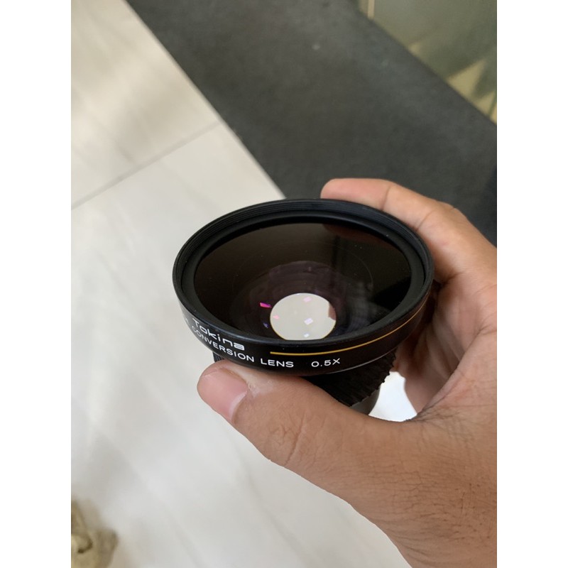 Ống kính giảm tiêu cự máy ảnh tokina wide converter 0.5x