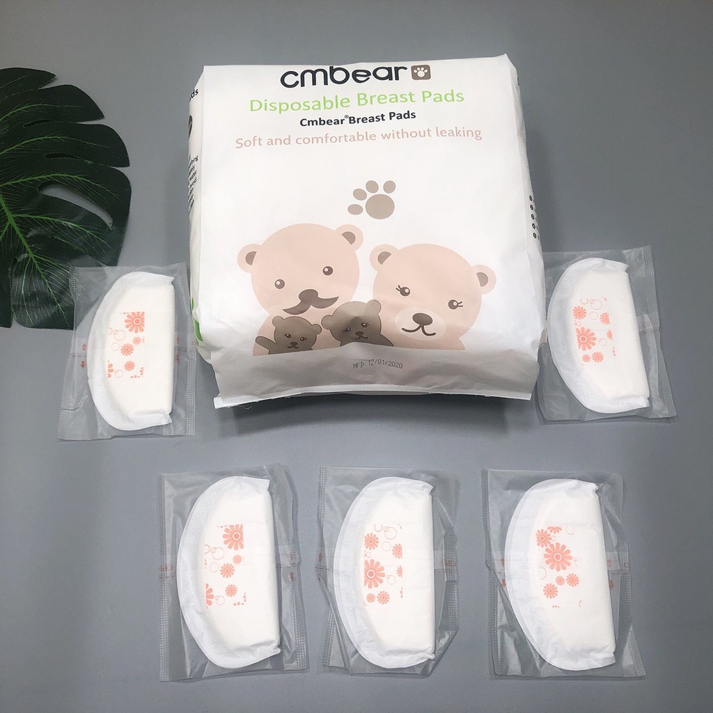 108 Miếng lót thấm sữa CMBEAR siêu chống thấm, chống tràn, siêu tiết kiệm