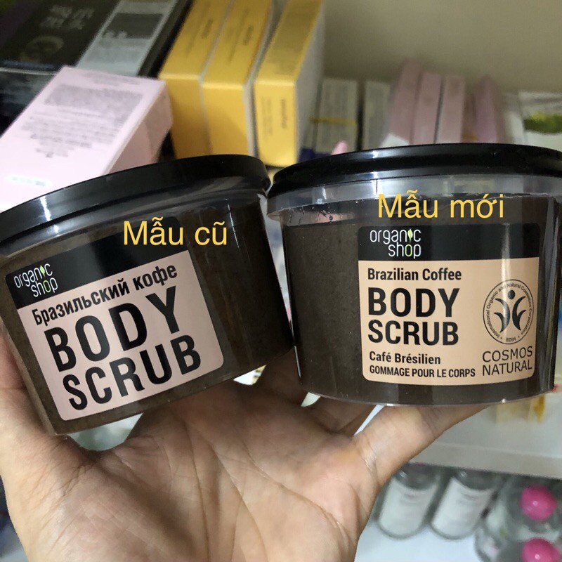 TẨY DA CHẾT 💖FREESHIP💖 TẨY DA CHẾT TOÀN THÂN ORGANIC COFFEE & SUGAR BODY SCRUB 250ML SÁNG DA SẠCH SÂU