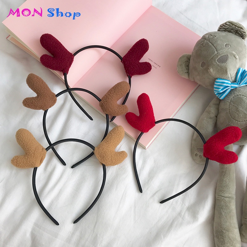 Cài tóc bờm tóc nữ tai tuần lộc băng đô phong cách Hàn Quốc phụ kiện tóc rửa mặt đi chơi quà tặng thời trang