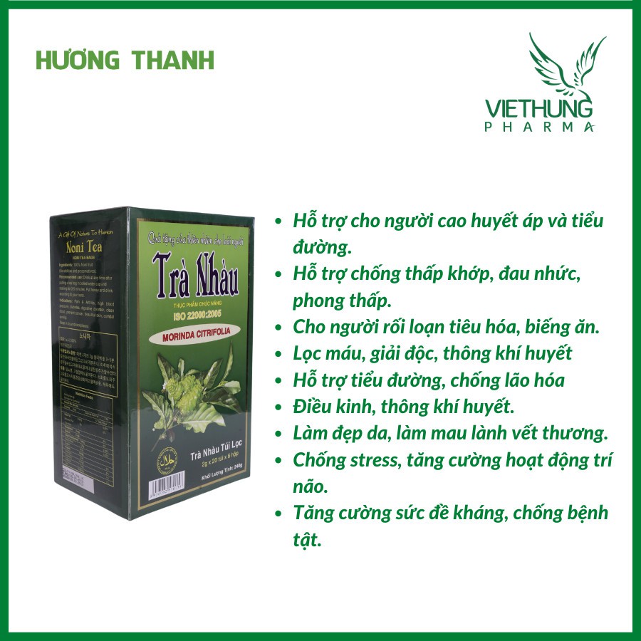 Trà Nhàu Hương Thanh Noni Tea (240 gói)