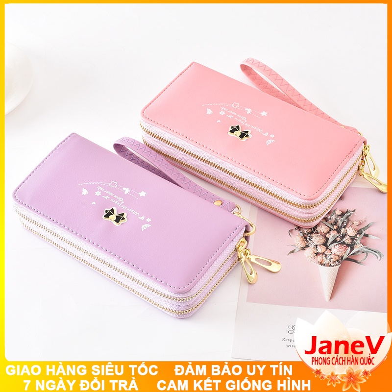 Ví Nữ Dài Cầm Tay Cao Cấp Sang Trọng Phong Cách Hàn Quốc TVNN400