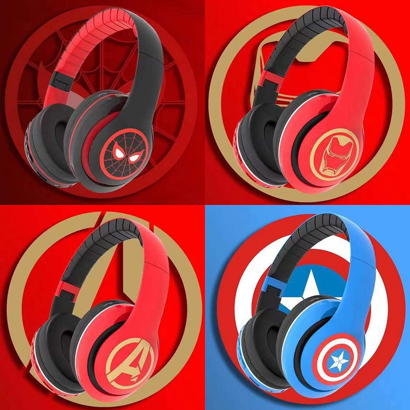 Tai Nghe Bluetooth Không Dây Hình Siêu Anh Hùng Marvel