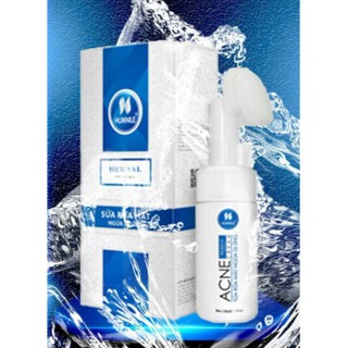 SỮA RỬA MẶT CAO CẤP HUMNILE ngừa dị ứng - kèm đầu cọ