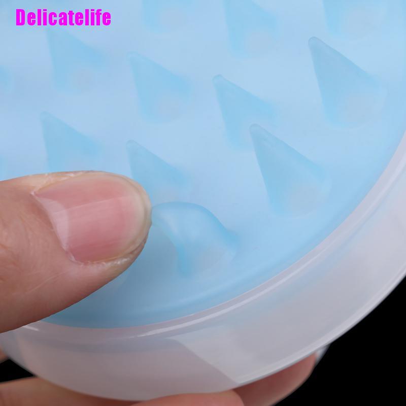 [Hàng mới về] Lược silicon mềm dùng gội đầu mát xa da đầu tiện dụng