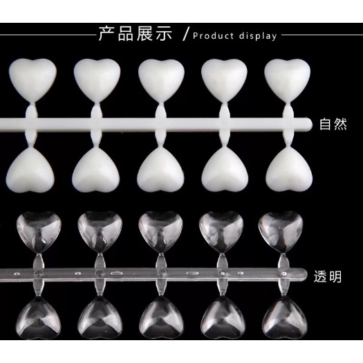 Móng gắn bảng màu các hình Set 48 móng