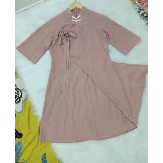 Đầm giả áo dài của Gumac size XL