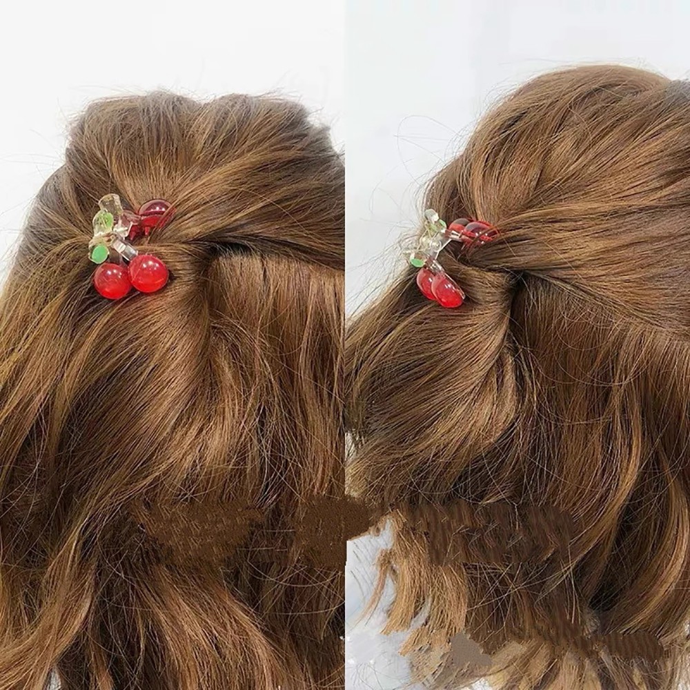 Kẹp Tóc Hình Trái Cherry Nhiều Màu Thời Trang Cho Nữ