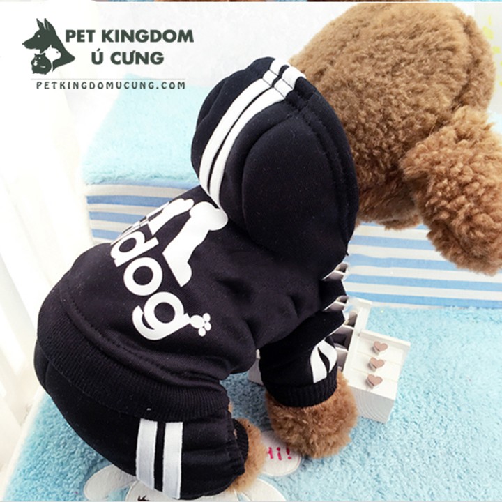 Áo chó mèo bộ nỉ adidog