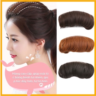[Chính hãng] Tóc giả phồng mái kẹp phồng chân tóc TMHair chất lượng cao giúp tóc bồng bềnh, tự tin, cuốn hút