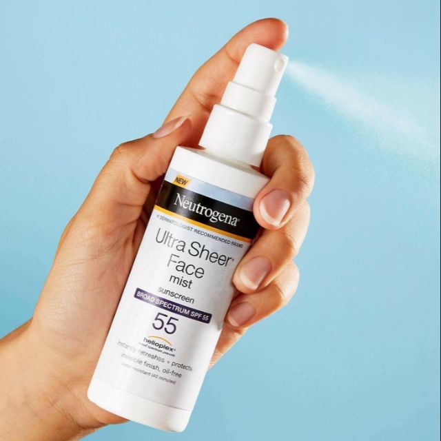 neutrogena ultra sheer face mist sunscreen