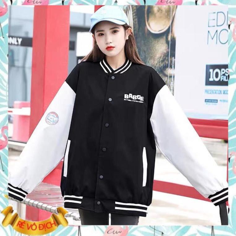 [Mặc là Auto Đẹp] Áo Khoác Bomber - Bomber Jacket Chất Dù form rộng Thêu Badge , Bomber phong cách  AA | BigBuy360 - bigbuy360.vn