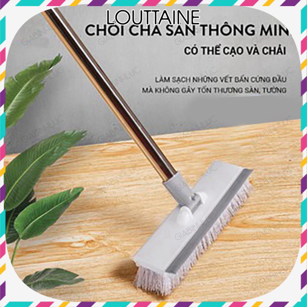 Chổi quét sàn, Chổi quét gạch kiêm gạt nước tiện lợi -louttaine