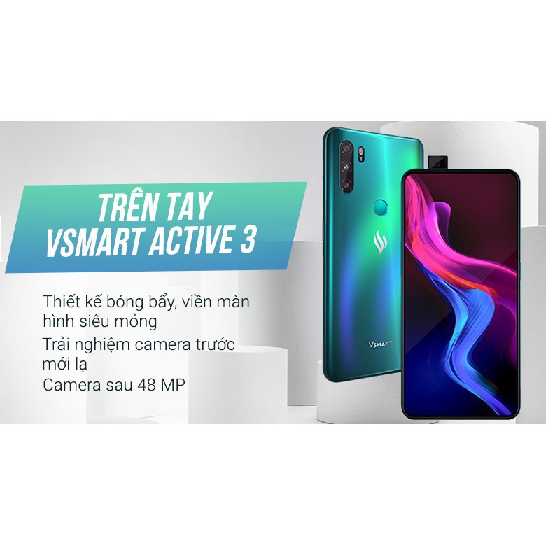 Kính Cường Lực Vsmart Active 3 Full Màn 9D