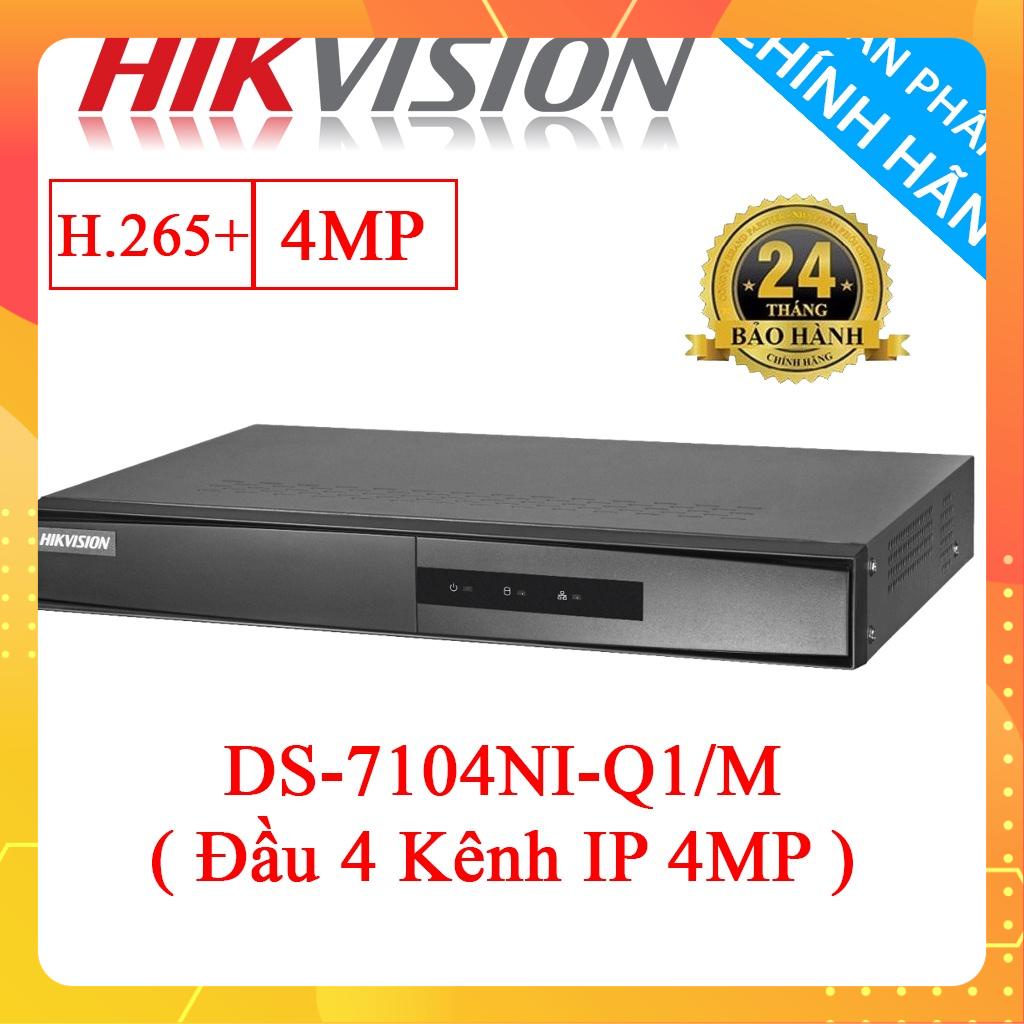 Đầu ghi IP HIKVISION 4 Kênh (4MP) DS-7104NI-Q1/M - Hàng Chính Hãng