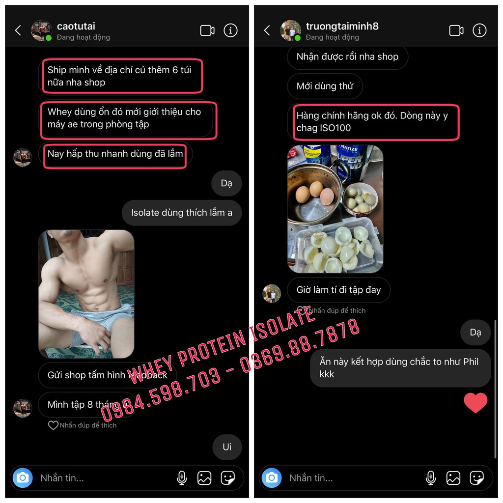 WHEY PROTEIN ISOLATE - Sữa tăng cơ Whey