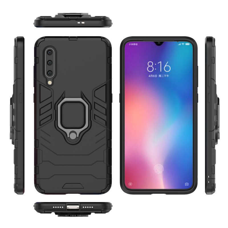 Xiaomi Mi 9 Mi9 - Ốp lưng chống sốc Iron Man Iring - Bo viền 1.2mm - Bo viền Camera máy