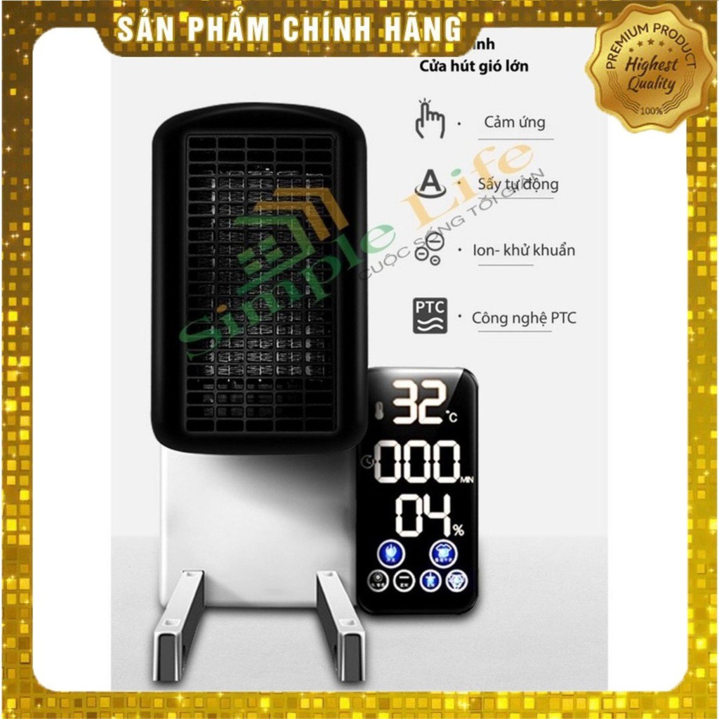 Tủ sấy quần áo khử khuẩn ion công suất 2000w hẹn giờ cảm ứng mini gấp gọn tiện lợi.