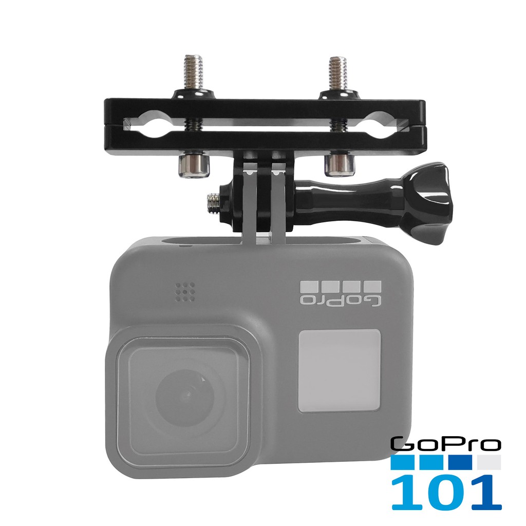 Kẹp Yên Xe Đạp Bằng Nhôm Nguyên Khối cho GoPro DJI Action Cam SJCam - Gopro101 - inoxnamkim