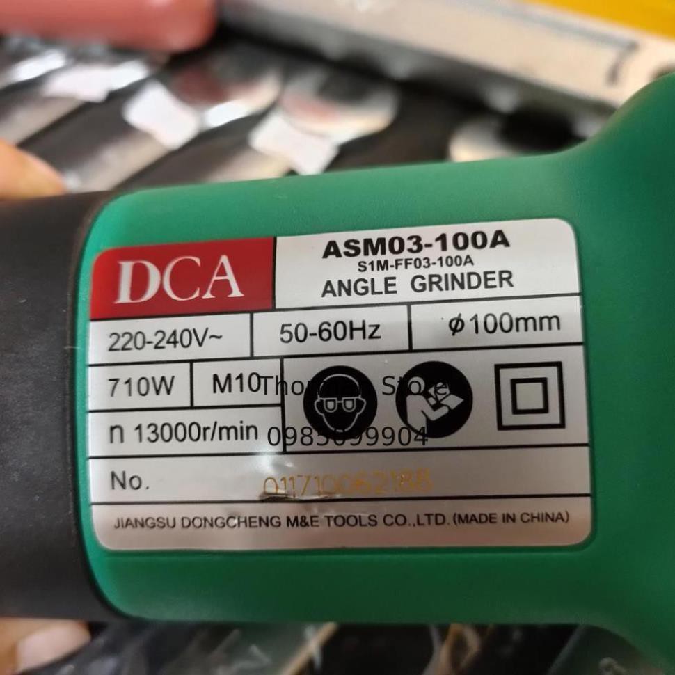 Máy mài máy cắt 710W 100mm DCA ASM03-100A