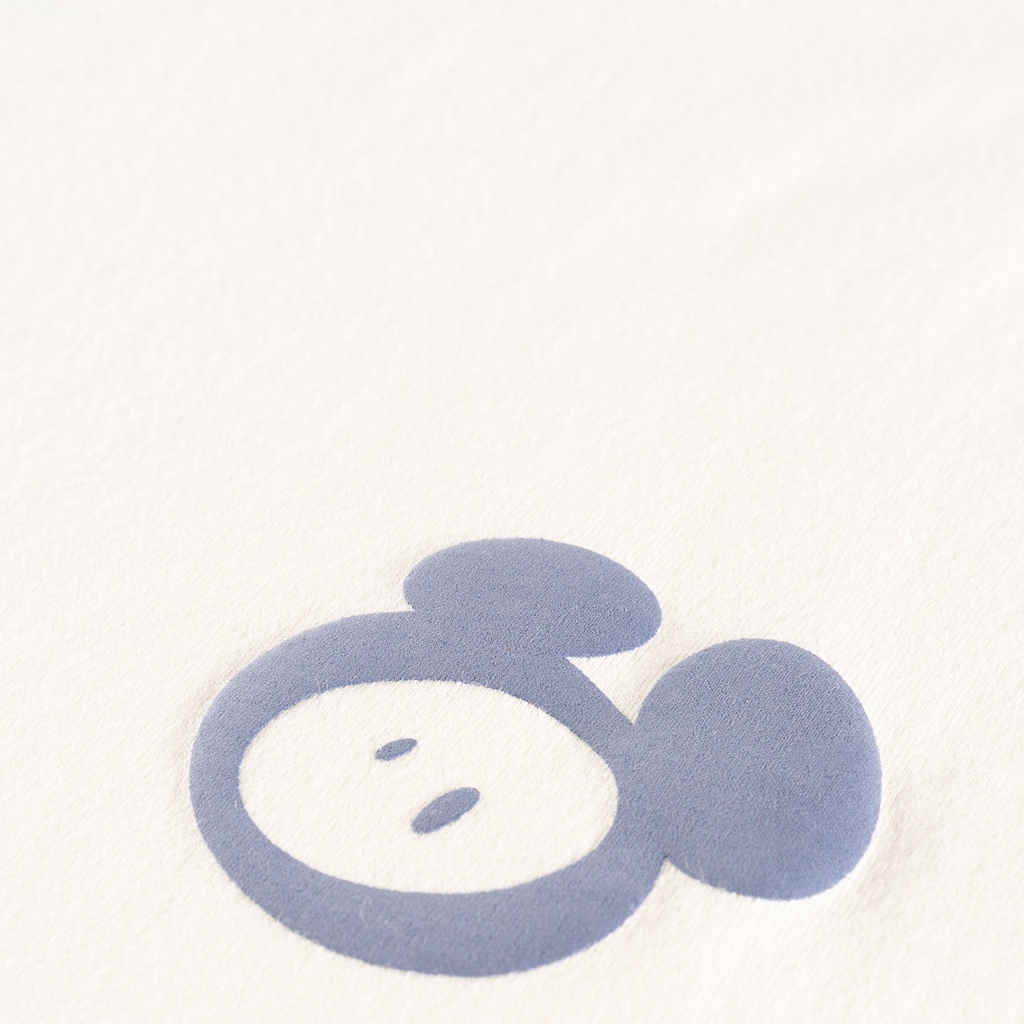 Áo Thun POPPOP BUBLLE LOGO TSHIRT CREAM/YALE BLUE