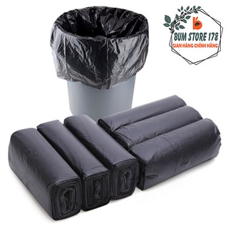 Set 3 cuộn túi rác tự phân hủy sinh học đen thân thiện với môi trường, Combo 3 cuộn bao rác đen tự phân hủy cao cấp 1Kg