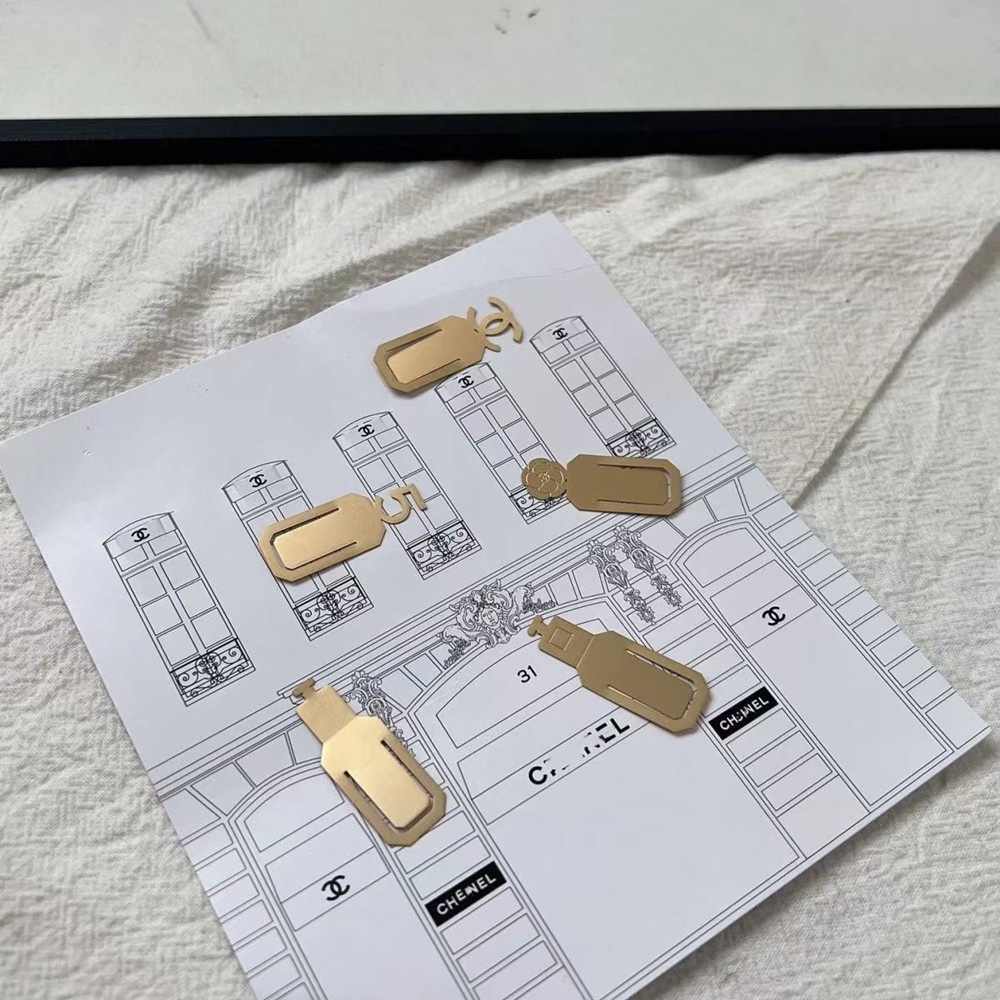 N°Set 5 Bookmark Hình Hoa Trà