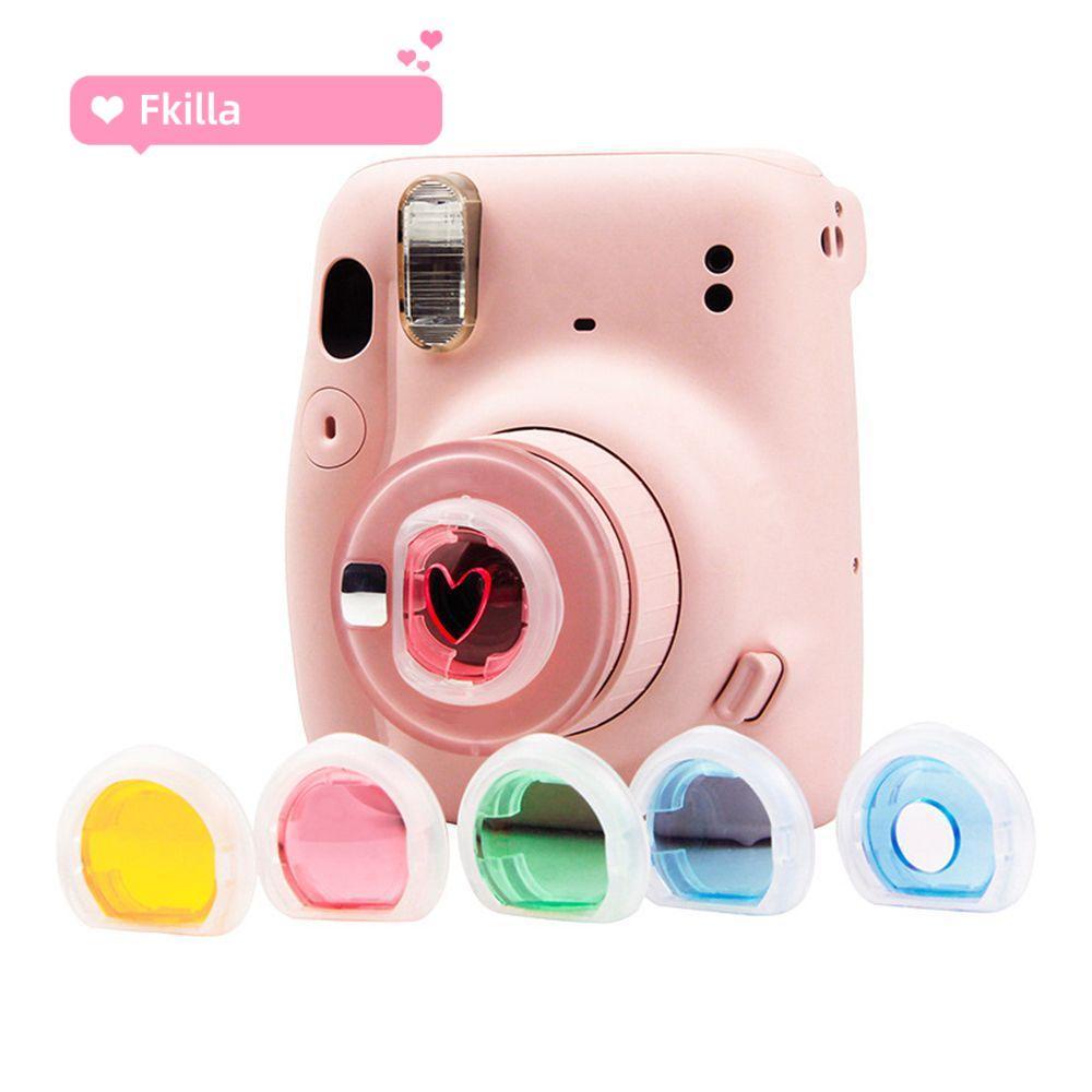 ☆FKILLA☆ Máy ảnh mini chất lượng cao chụp cận cảnh sáu bộ lọc màu phụ kiện ống kính instax gương panchromatic