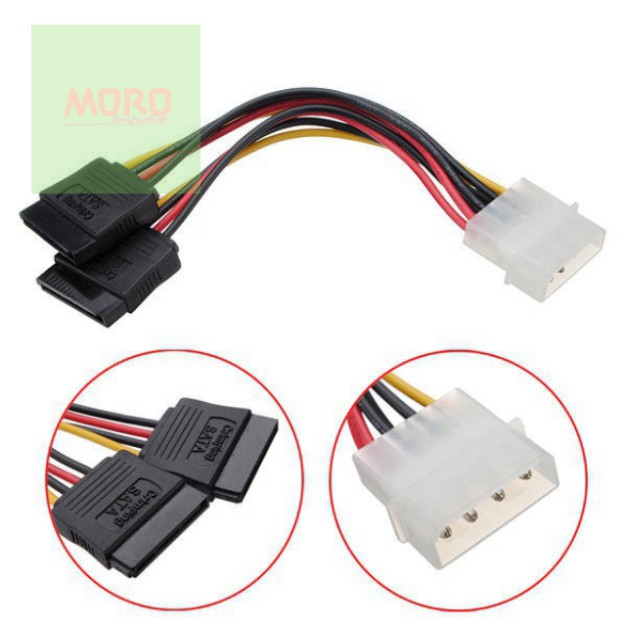 Dây Cáp Chuyển Nguồn ATA sang 2 SATA