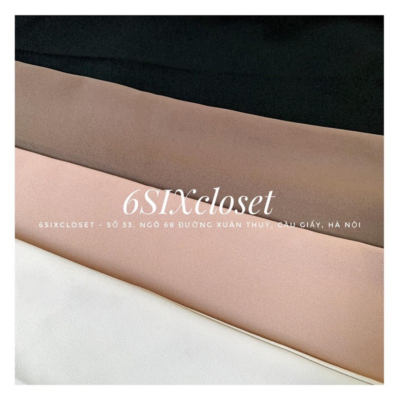 Quần baggy vải cao cấp cạp đỉa hàng thiết kế 6SIX closet